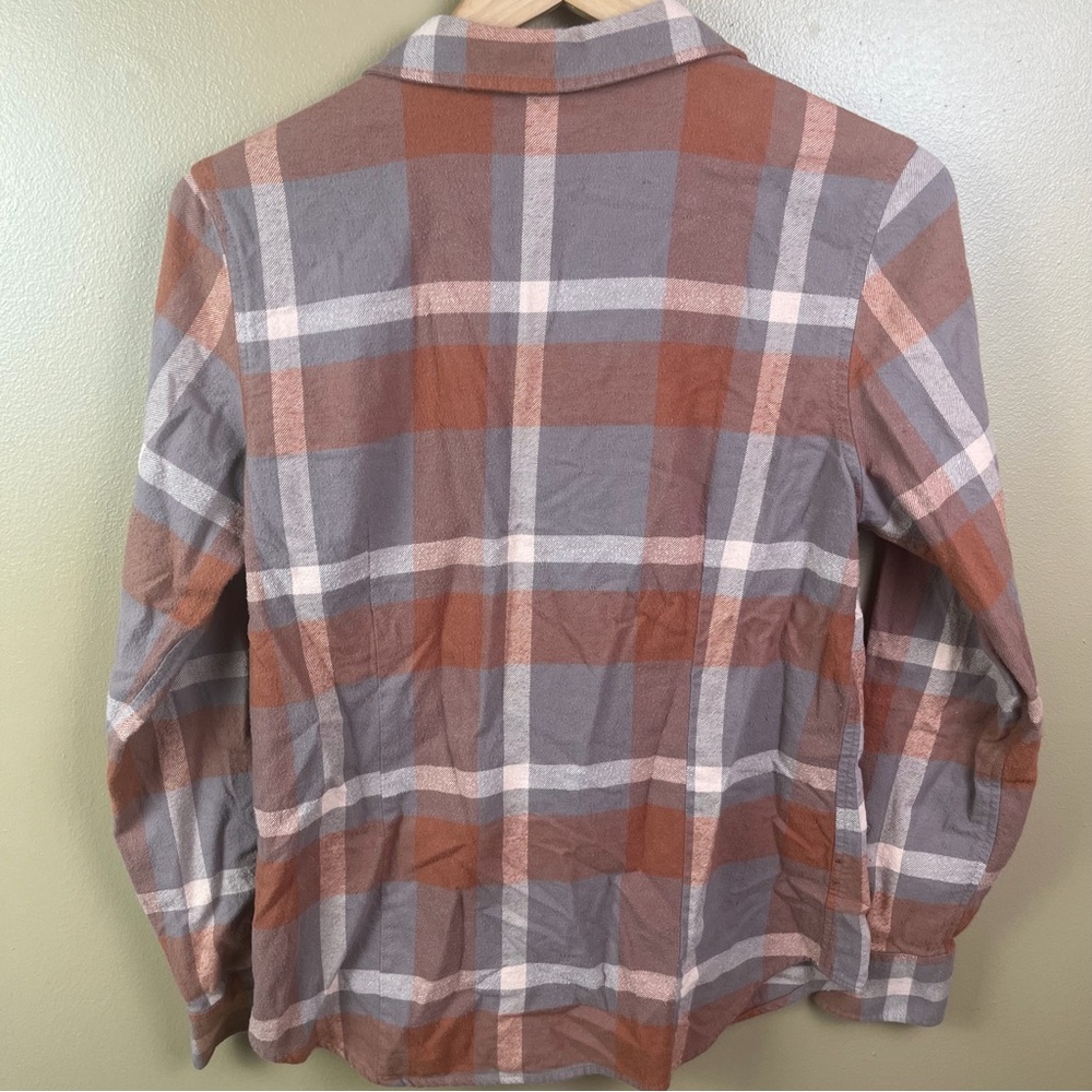 Patagonia Organic Cotton Plaid Flannel Button Up Women's Small - Picture 4 of 11